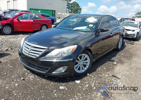 2013 Hyundai Genesis 3.8 из США, поврежденный, VIN KMHGC4DD2DU246357
